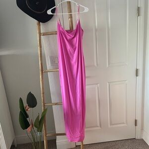 SKIMS Elegant Pink Slip Dress
